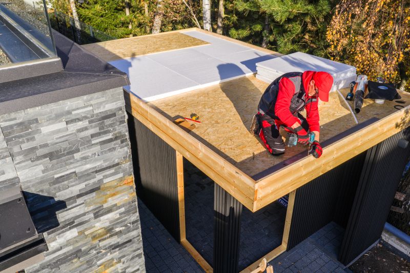 Flat Roof Deck Installation