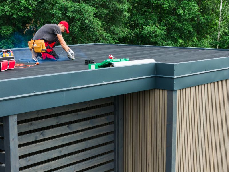 Flat Roof Deck Installation