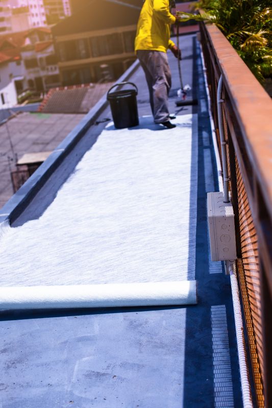 Flat Roof Deck Installation